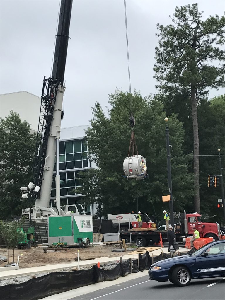 Rigging MRI to hospital wing